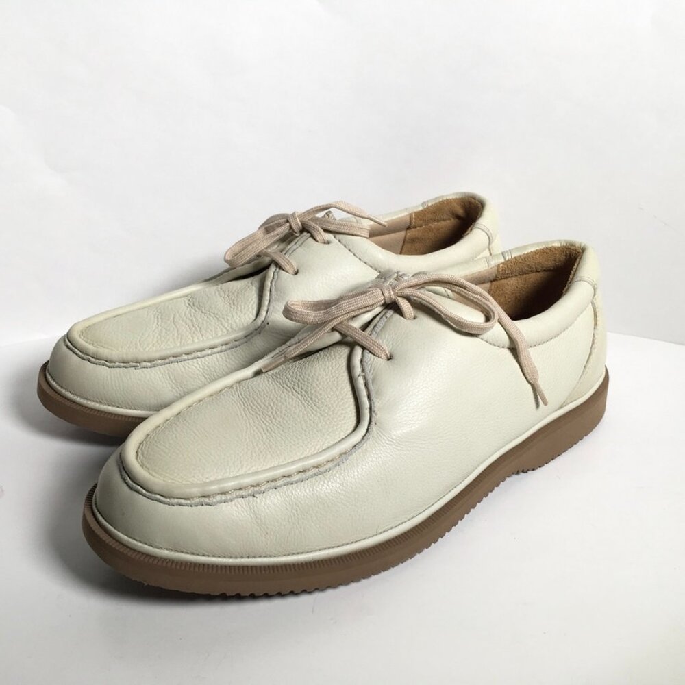 Rockport California Squash Beige Leather Vibram Morflex Size 9